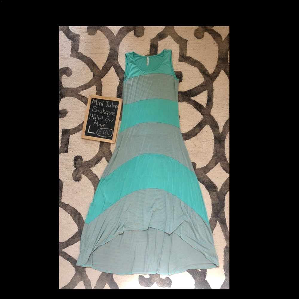 Mint Julep boutique high low maxi